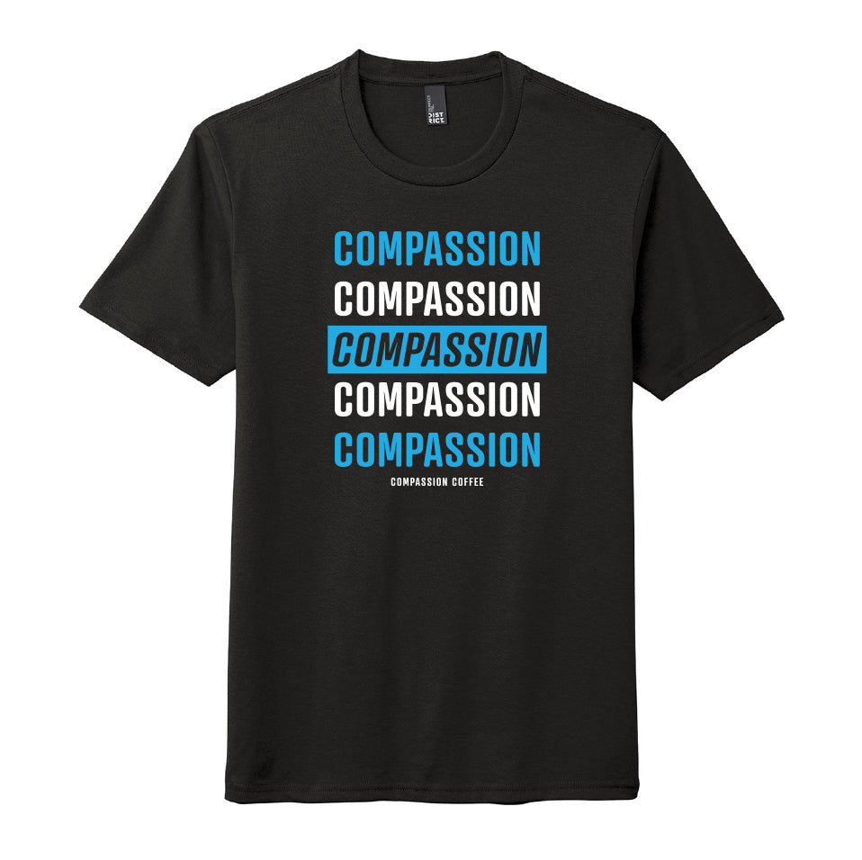 Compassion Coffee | District ® Perfect Tri ® Tee | Black