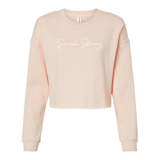 SC Campaign | Independent Trading Co. Women's Lightweight Cropped Crew | Blush