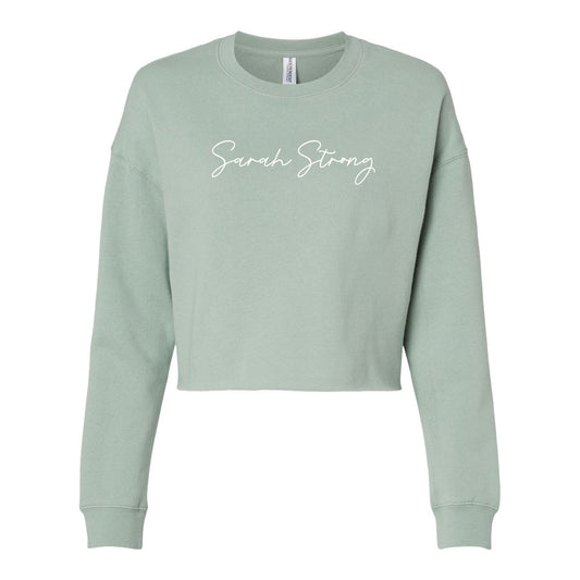 SC Campaign | Independent Trading Co. Women's Lightweight Cropped Crew | Sage